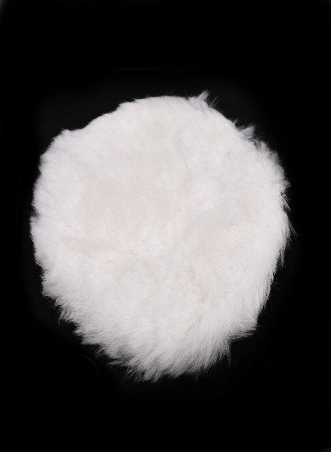 ISC LAMBS Wool Soft Polishing Polishers Clean Buffing Pad Bonnet for Car/Furniture (7" Inch)